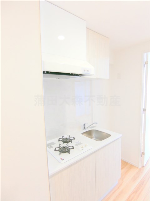 キッチン　2口ガスシステムキッチン