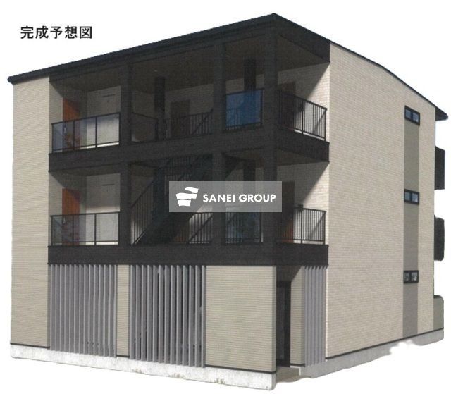 建物外観　完成パース