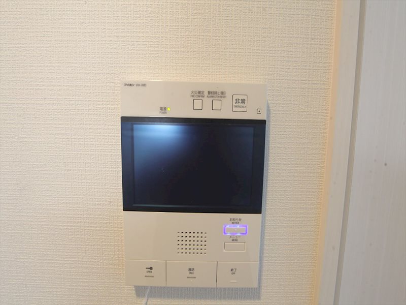 セキュリティ　TVモニター付インターホン完備
