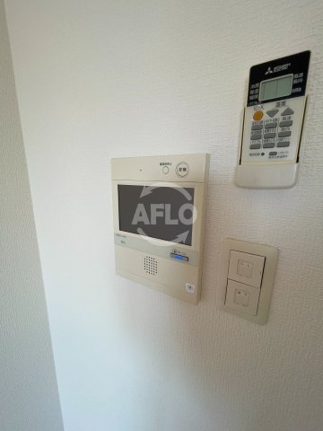 セキュリティ　クローバー・グランデ昭和町　モニター付きインターホン
