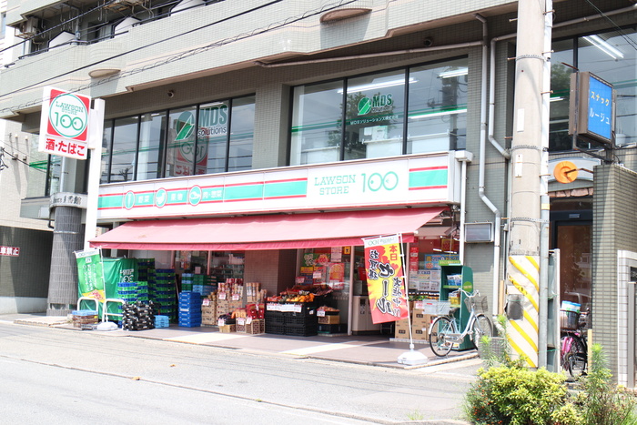 スーパー　ローソンストア100（スーパー）まで300m