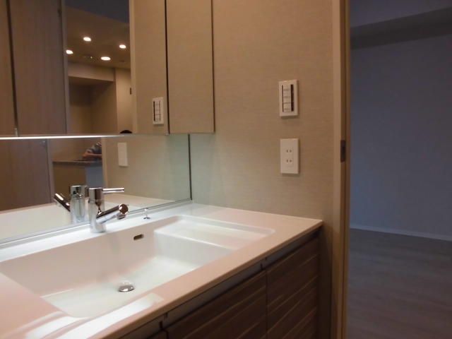 洗面設備　※別部屋の参考写真です。