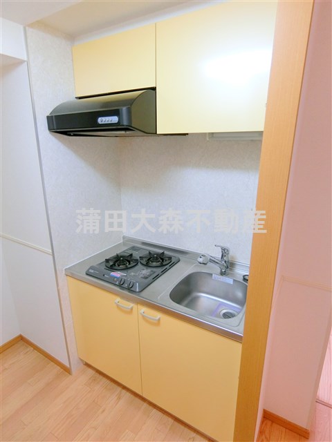 キッチン　2口ガスシステムキッチン