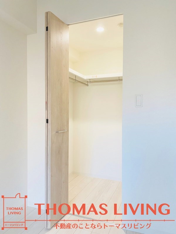 収納　大容量のウォークインクローゼット