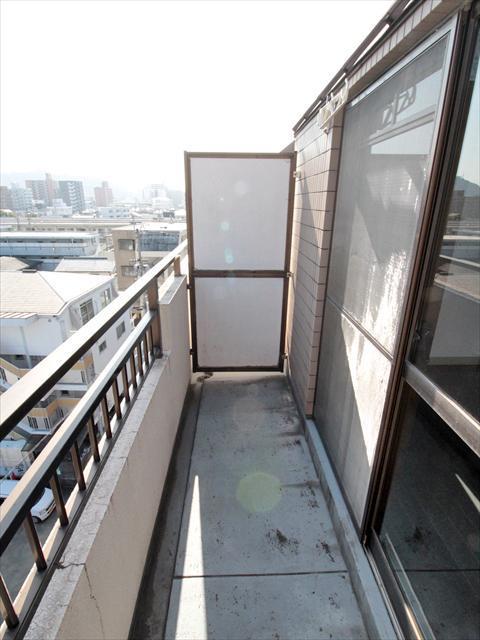 バルコニー　松山市山越　エンブレム山越　ベランダ