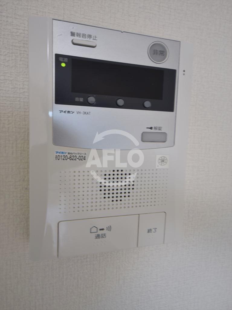 セキュリティ　スペース西本町　モニター付きインターフォン