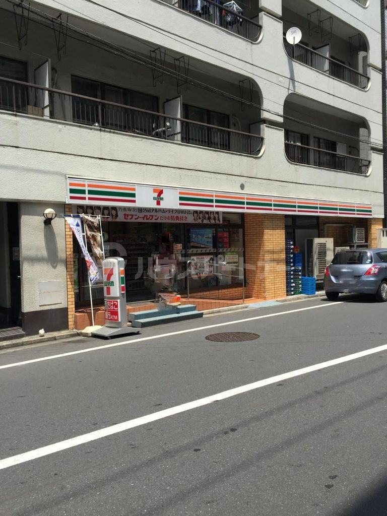 コンビニ　セブンイレブン墨田江東橋4丁目店（コンビニ）まで1m
