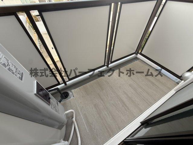 バルコニー　広々としたバルコニーです