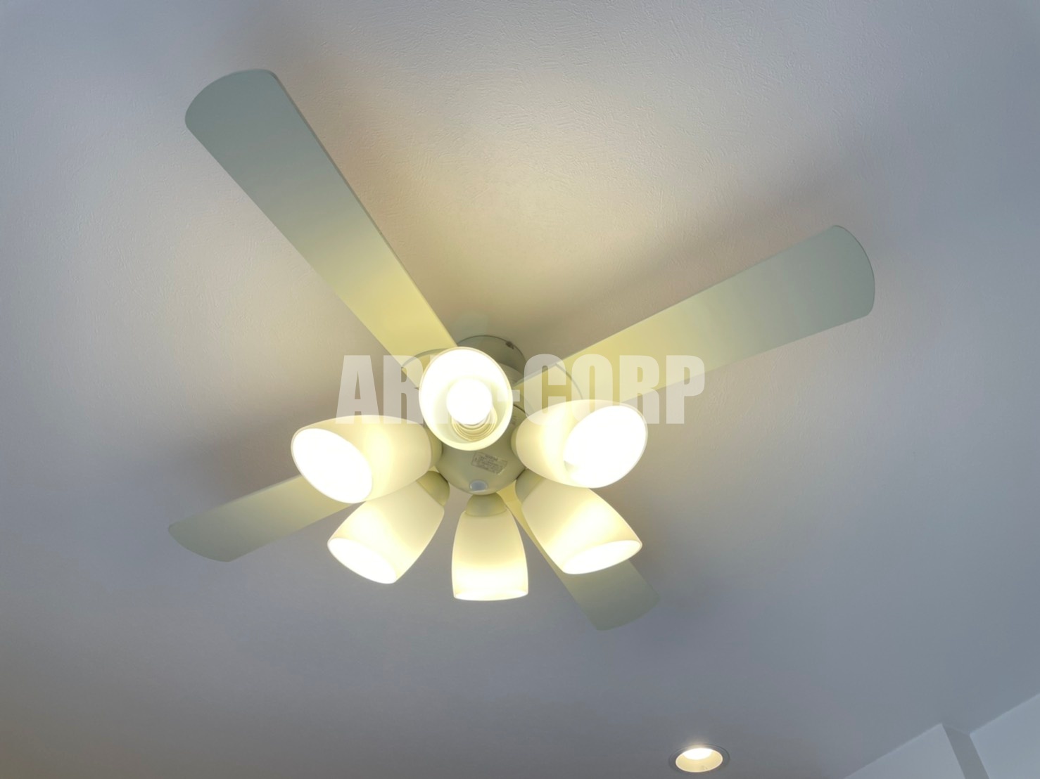 その他共有部分　カフェの様なシーリングファン搭載です！