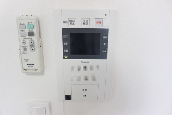 セキュリティ　※別部屋の写真です