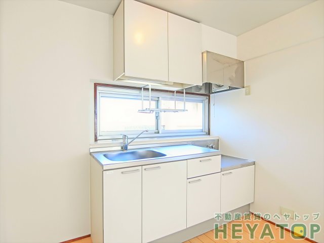 キッチン　ガスコンロが置けるキッチンで楽しくお料理