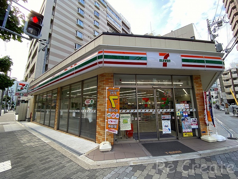 コンビニ　セブンイレブン大阪大手通1丁目店（コンビニ）まで214m