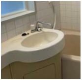 洗面設備　洗面台です