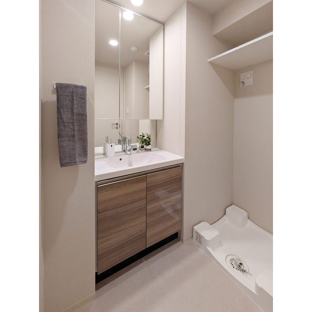 洗面設備　家具・家電の備え付けはありません