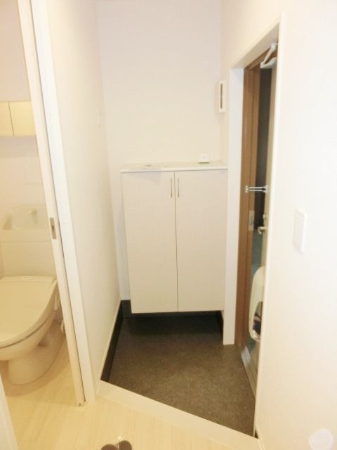 玄関　靴箱の有る玄関。