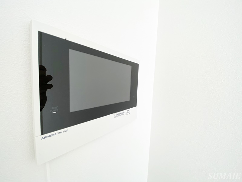 セキュリティ　モニター付きインターホンです