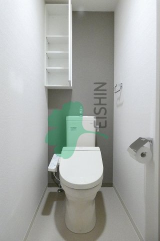 トイレ　清潔感のあるトイレです。