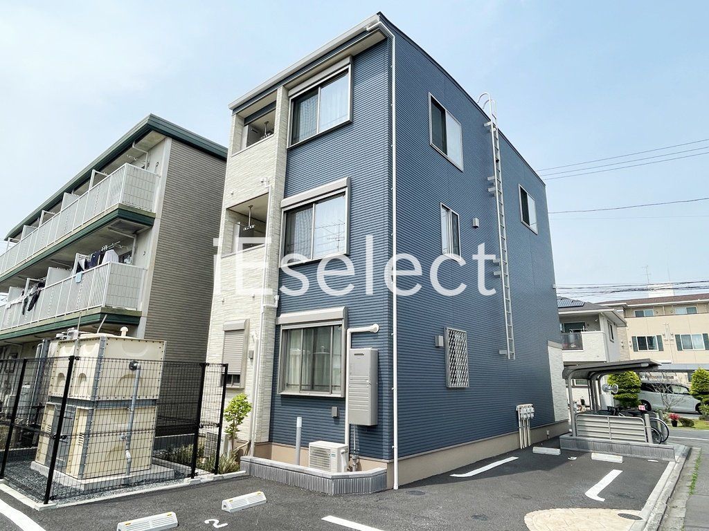 建物外観　経済的な都市ガスで光熱費が抑えられます！