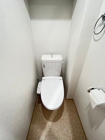 トイレ　ゆったりとした空間のトイレです