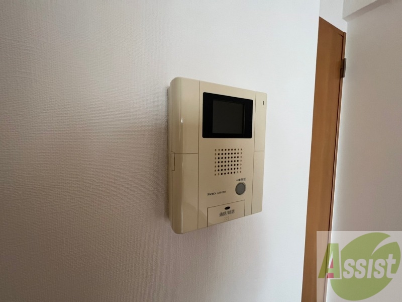 セキュリティ　インターホンで来客確認ができます。安心ですね。