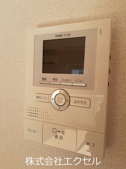 セキュリティ　来訪者の姿を確認できます。