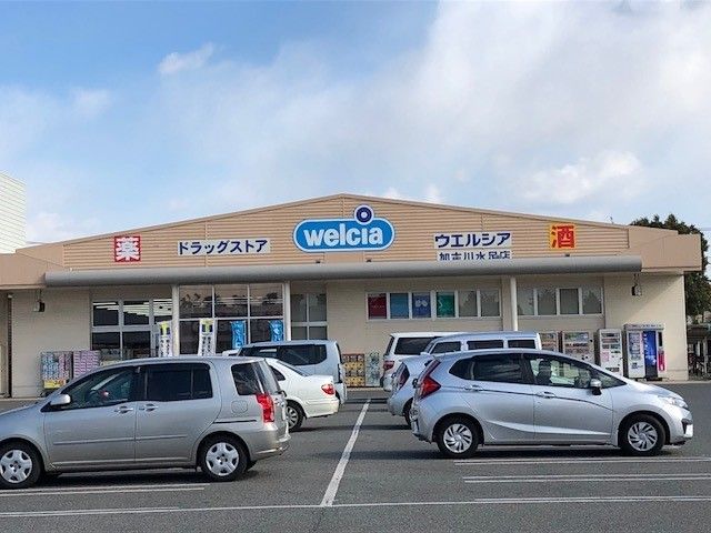 ドラックストア　ウェルシア加古川水足店（ドラッグストア）まで300m