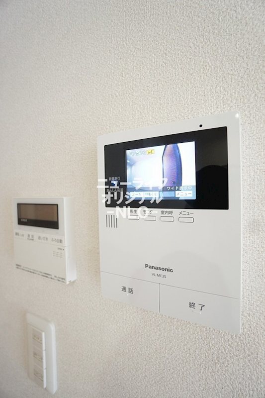 セキュリティ　事前に訪問者を目視してから対応できるTVモニターホン付☆