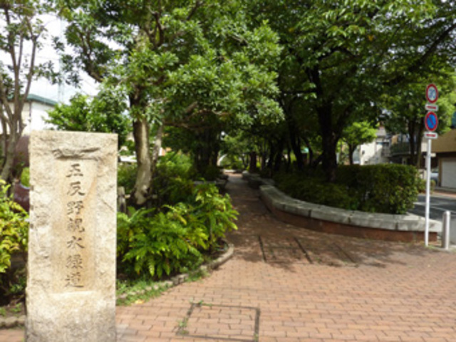 公園　五反野親水緑道（公園）まで906m