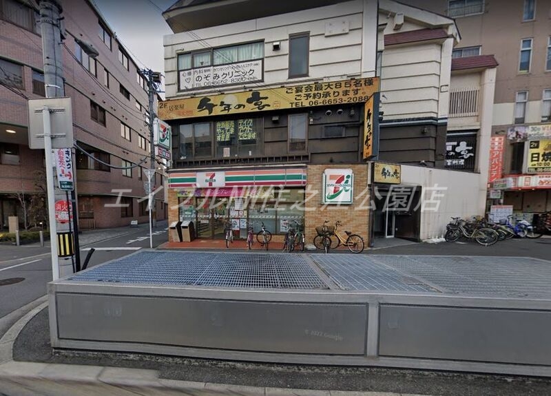 コンビニ　セブンイレブン大阪玉出駅前店（コンビニ）まで417m