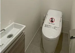 トイレ　コンパクトで使いやすいトイレです