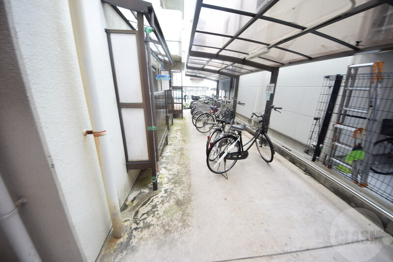 その他共有部分　自転車がおけますね