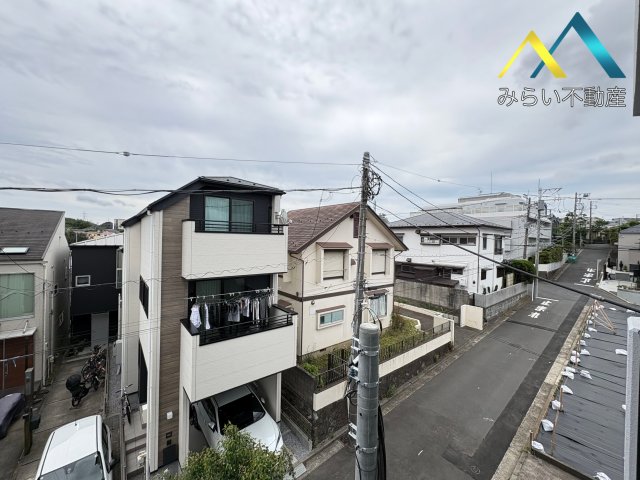眺望　バルコニーからの眺望。自社撮影写真。