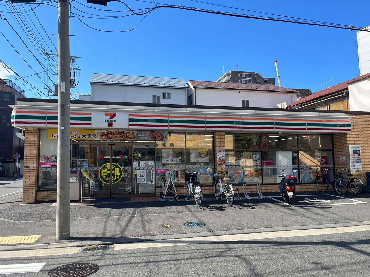 コンビニ　セブンイレブン川崎元木1丁目店（コンビニ）まで147m
