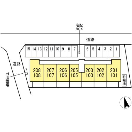 駐車場　配置図