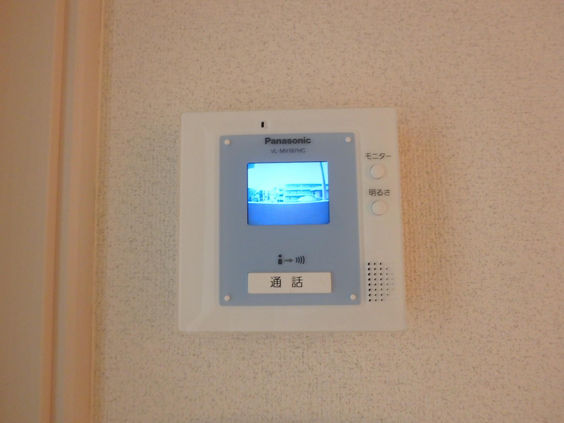 セキュリティ　TVモニターホン付きです