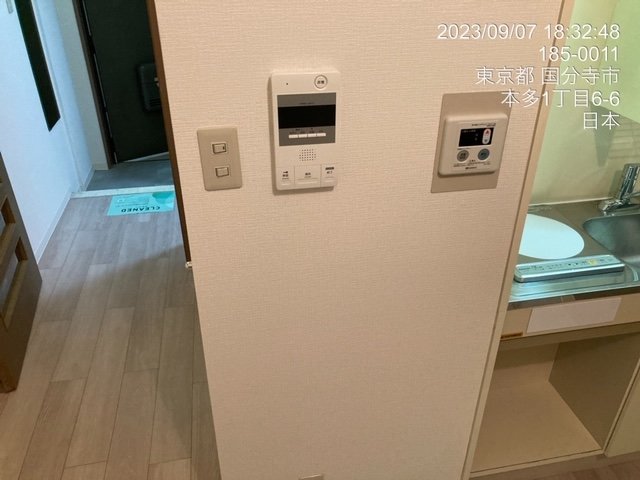 セキュリティ　インターフォンです