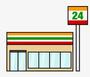 コンビニ　セブンイレブン久留米大石町店（コンビニ）まで511m