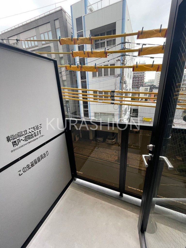 バルコニー　写真は別部屋のものになります。