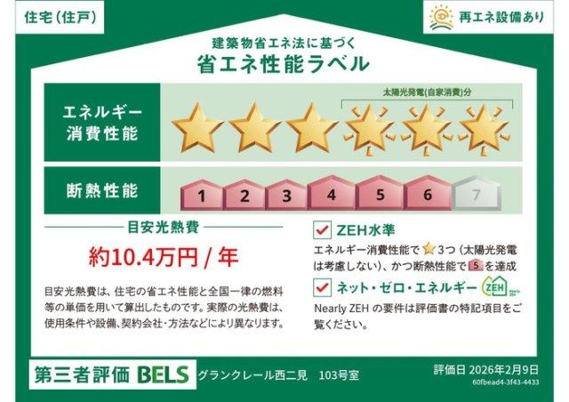 省エネ性能ラベル　ＢＥＬＳマーク