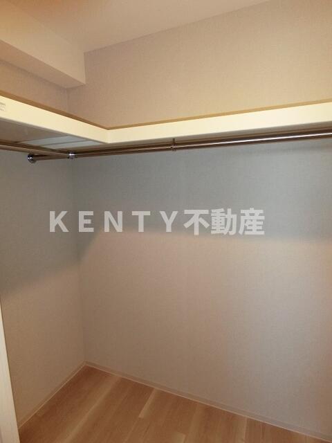収納　たっぷりとした収納スペースです