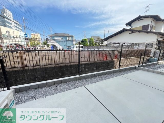 バルコニー　庭