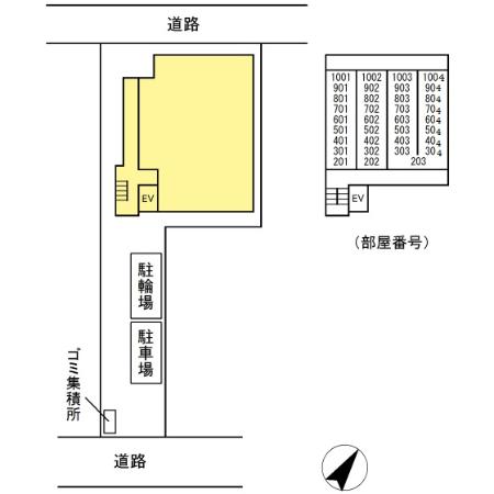 その他　TRE LUCE横濱関内　区画図