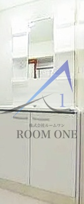 洗面設備　洗面台です。