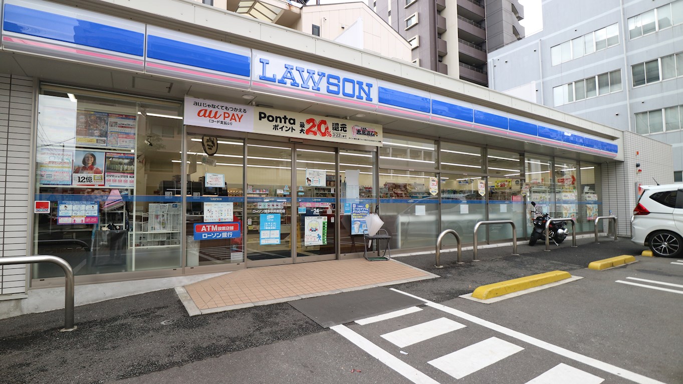 コンビニ　ローソン博多住吉五丁目店（コンビニ）まで112m