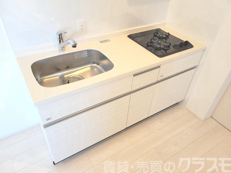 キッチン　２口コンロのシステムキッチン♪