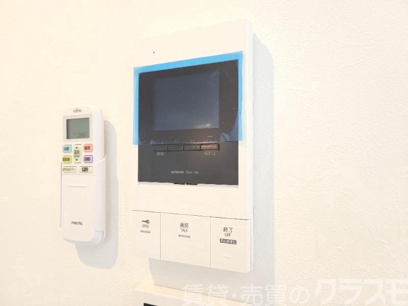 セキュリティ　来訪者が確認できるモニターホン♪