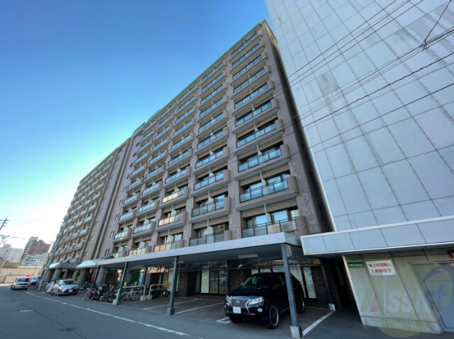建物外観　札幌市中央区南８条西「アン・セリジェ壱番館」