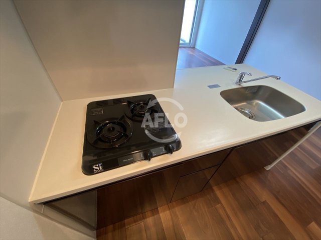 キッチン　セイル淀屋橋　2口ガスシステムキッチン