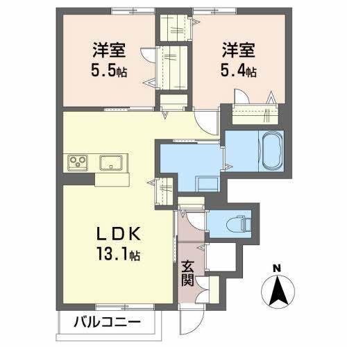 シャーメゾン・川口の間取り写真