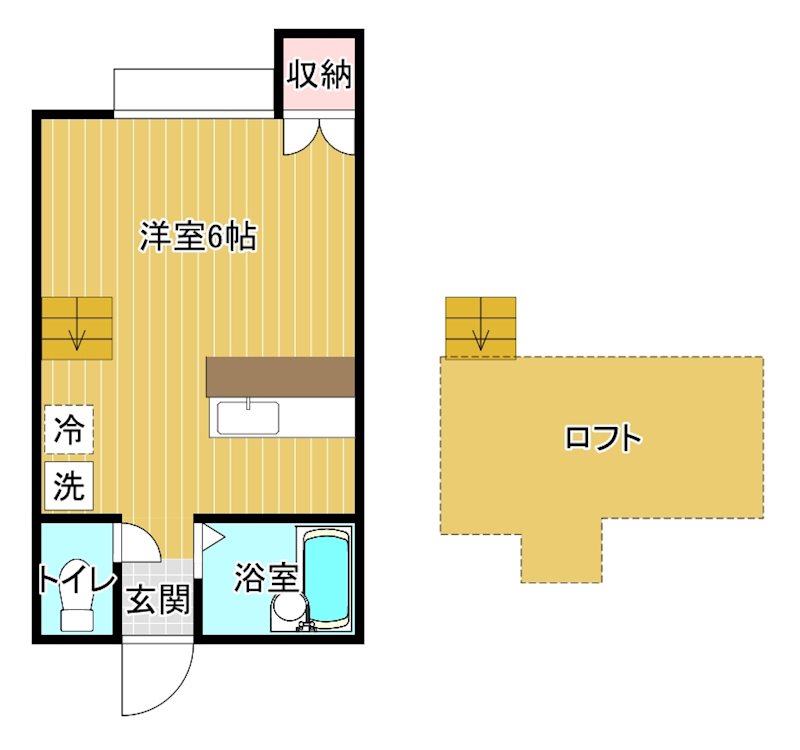 メゾンヌーベルの間取り写真